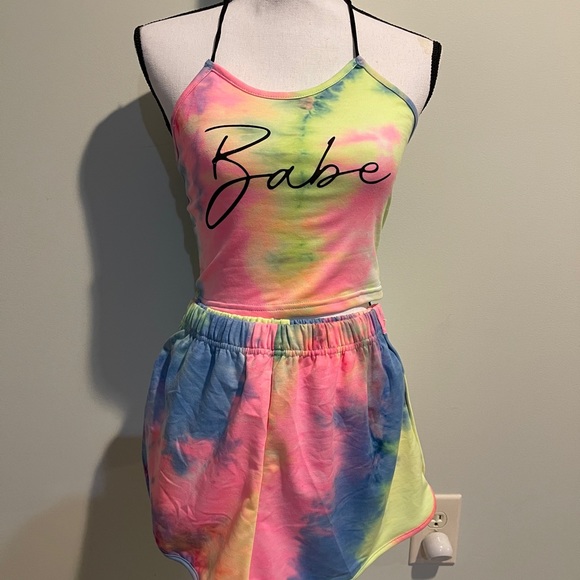 no brand Pants - super cute set women size /s/m/l/xl/tie dye